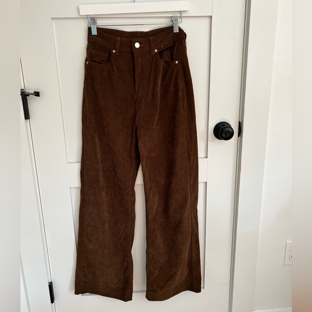 Brown corduroy